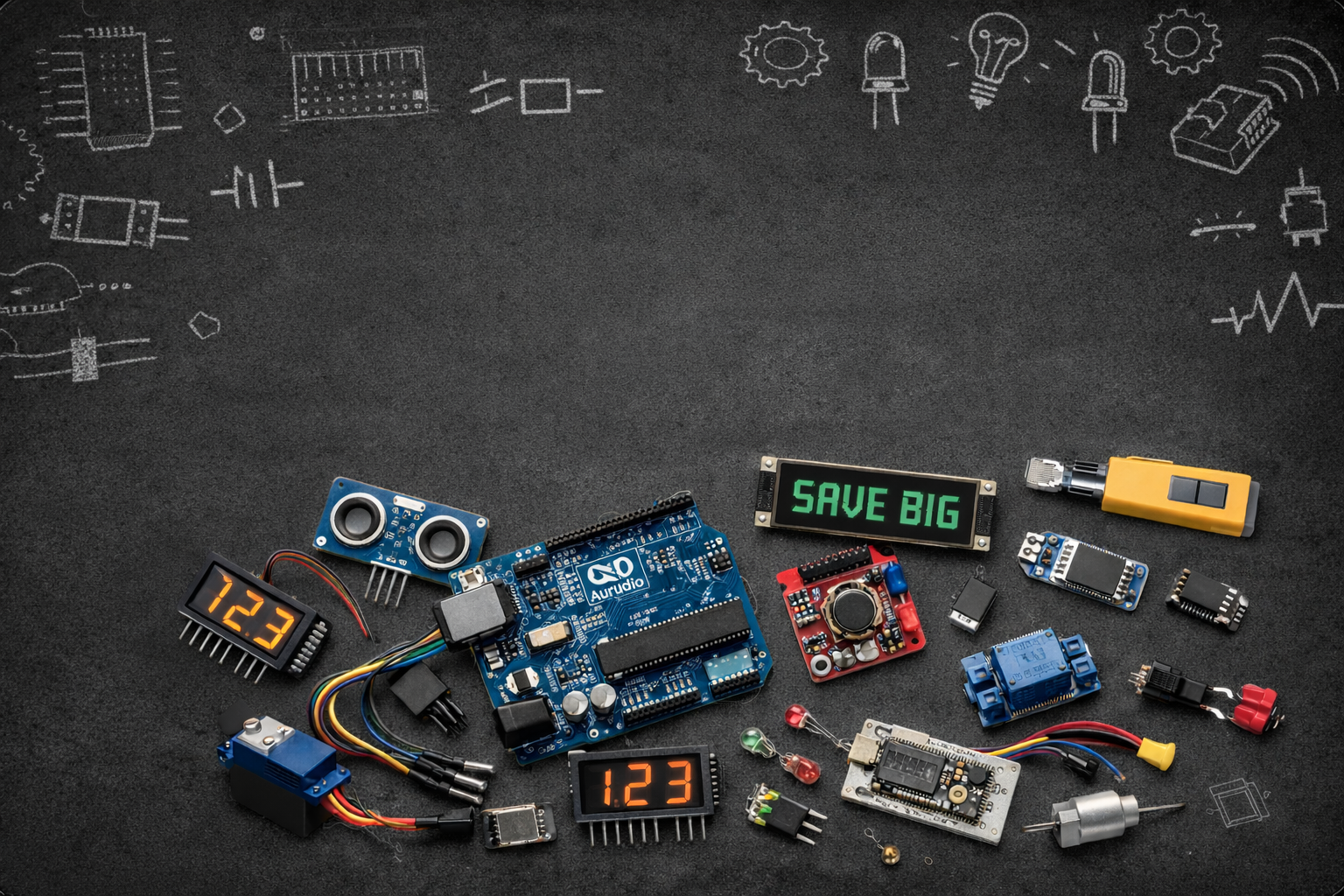 Componentes premium para Arduino y proyectos maker